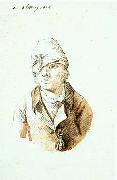Self-Portrait with Cap and Sighting Eye-Shield Christian Friedrich Gille